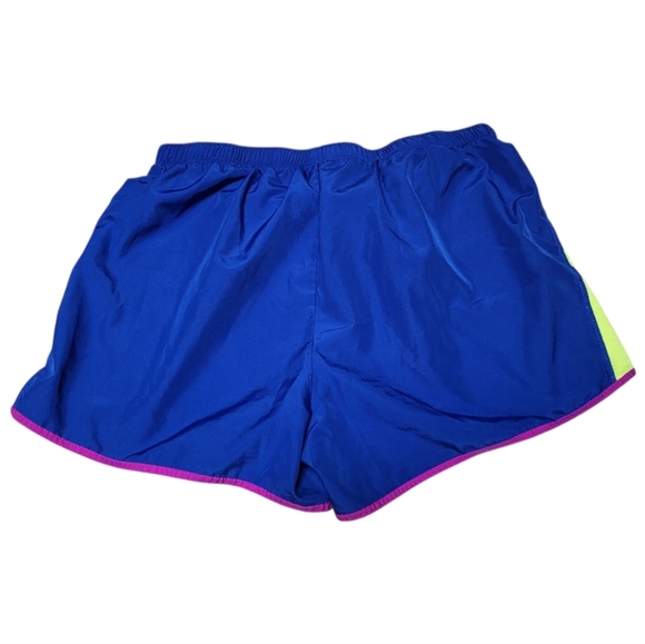 Champion Women's Athletic Shorts - Blue, Pink and Yellow - Size 6-8 (M) - Picture 2 of 2